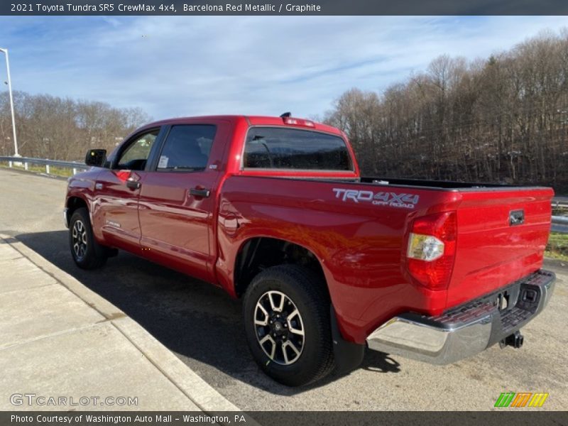 Barcelona Red Metallic / Graphite 2021 Toyota Tundra SR5 CrewMax 4x4