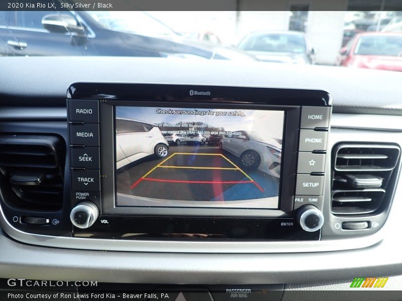 Silky Silver / Black 2020 Kia Rio LX