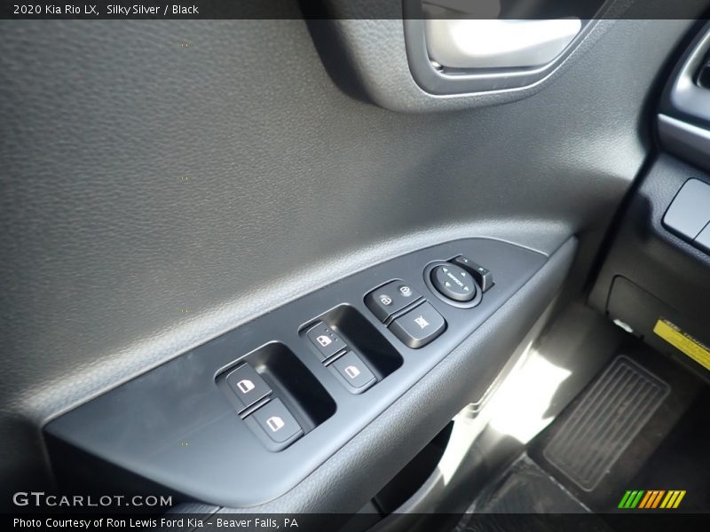 Silky Silver / Black 2020 Kia Rio LX