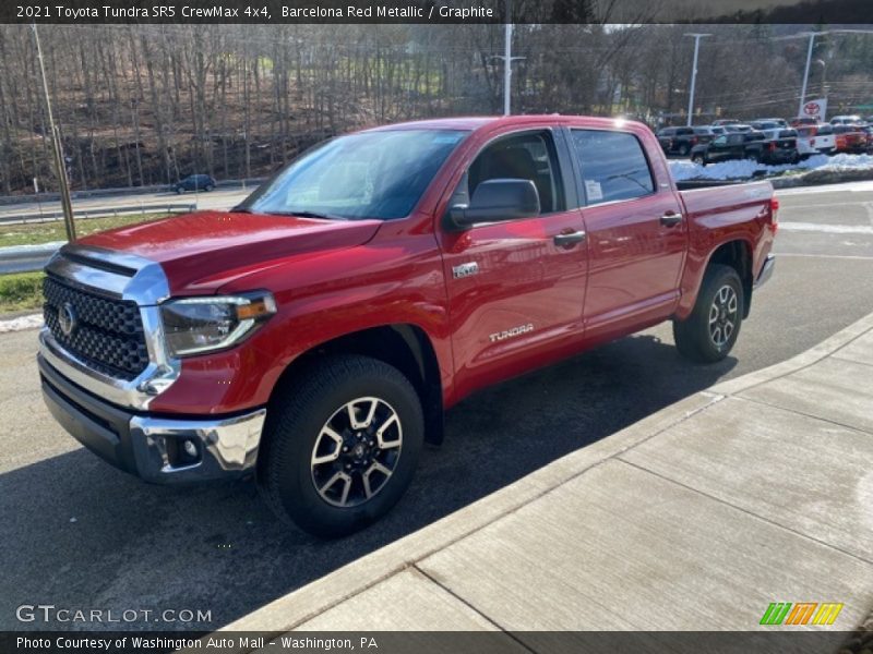 Barcelona Red Metallic / Graphite 2021 Toyota Tundra SR5 CrewMax 4x4