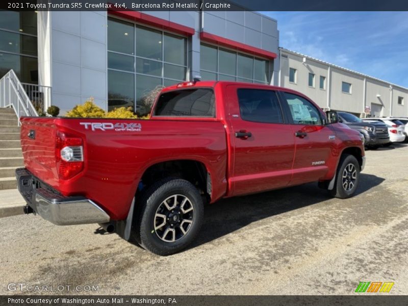 Barcelona Red Metallic / Graphite 2021 Toyota Tundra SR5 CrewMax 4x4