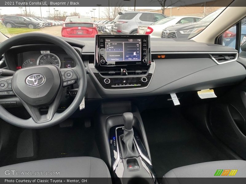 Blueprint / Black 2021 Toyota Corolla LE
