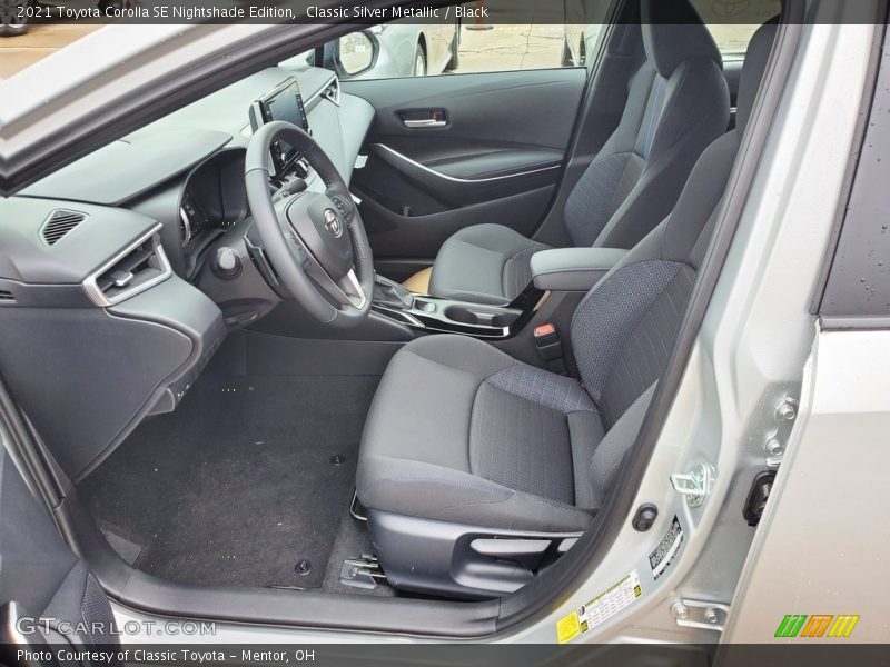 Classic Silver Metallic / Black 2021 Toyota Corolla SE Nightshade Edition