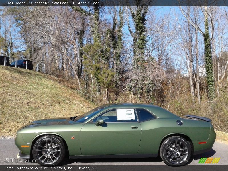 F8 Green / Black 2021 Dodge Challenger R/T Scat Pack