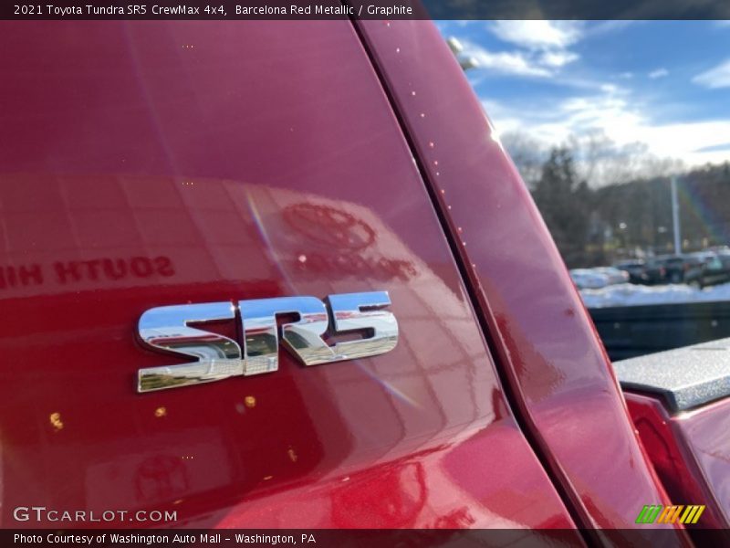 Barcelona Red Metallic / Graphite 2021 Toyota Tundra SR5 CrewMax 4x4