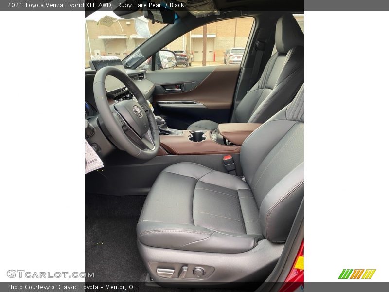 Ruby Flare Pearl / Black 2021 Toyota Venza Hybrid XLE AWD