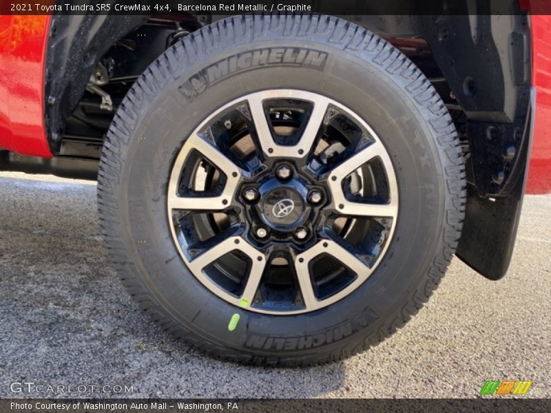 Barcelona Red Metallic / Graphite 2021 Toyota Tundra SR5 CrewMax 4x4