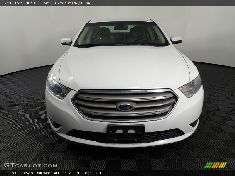 Oxford White / Dune 2013 Ford Taurus SEL AWD