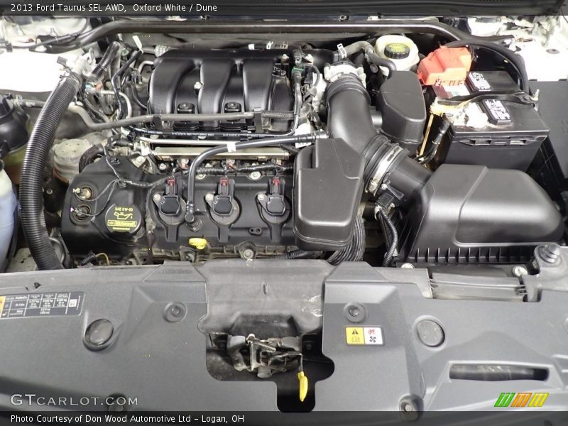 Oxford White / Dune 2013 Ford Taurus SEL AWD