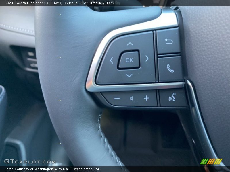 Celestial Silver Metallic / Black 2021 Toyota Highlander XSE AWD