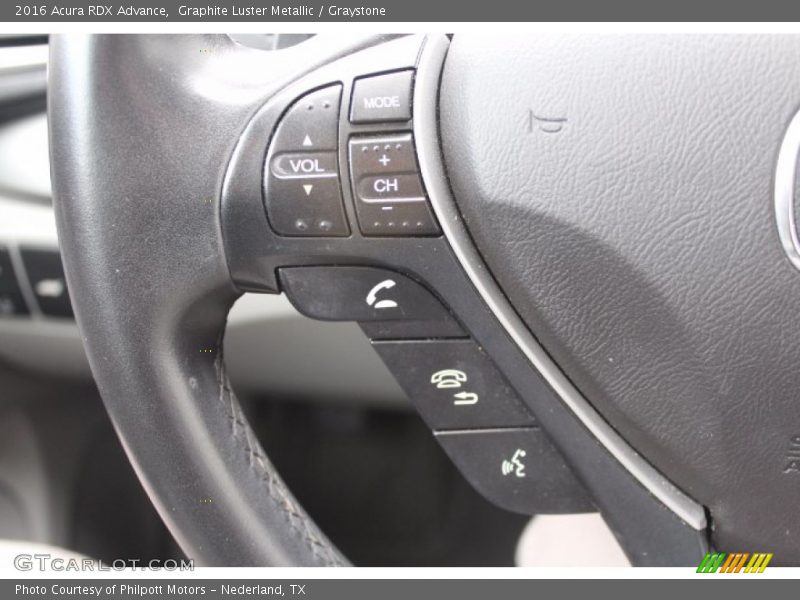 Graphite Luster Metallic / Graystone 2016 Acura RDX Advance