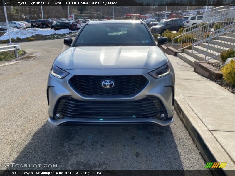 Celestial Silver Metallic / Black 2021 Toyota Highlander XSE AWD