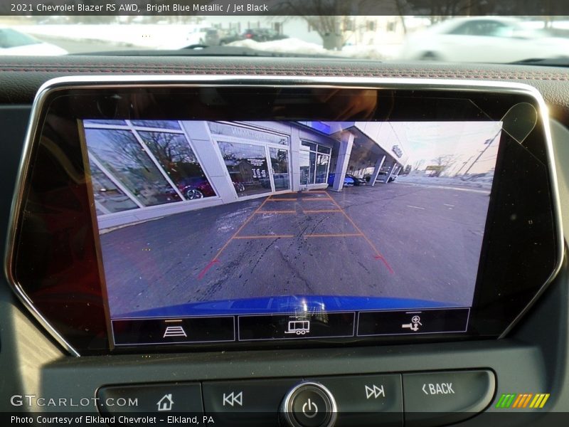 Bright Blue Metallic / Jet Black 2021 Chevrolet Blazer RS AWD