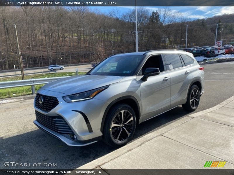 Celestial Silver Metallic / Black 2021 Toyota Highlander XSE AWD