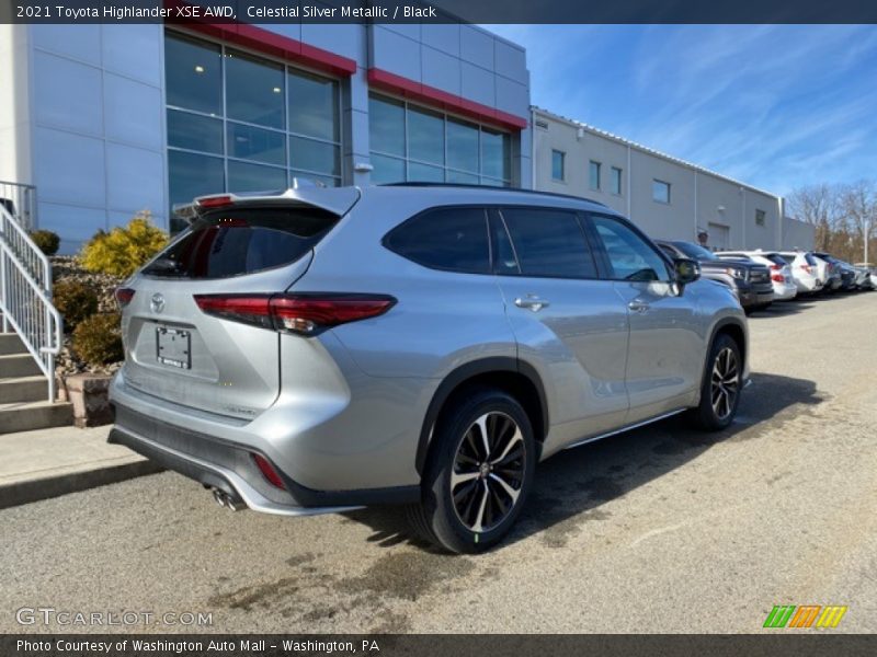 Celestial Silver Metallic / Black 2021 Toyota Highlander XSE AWD