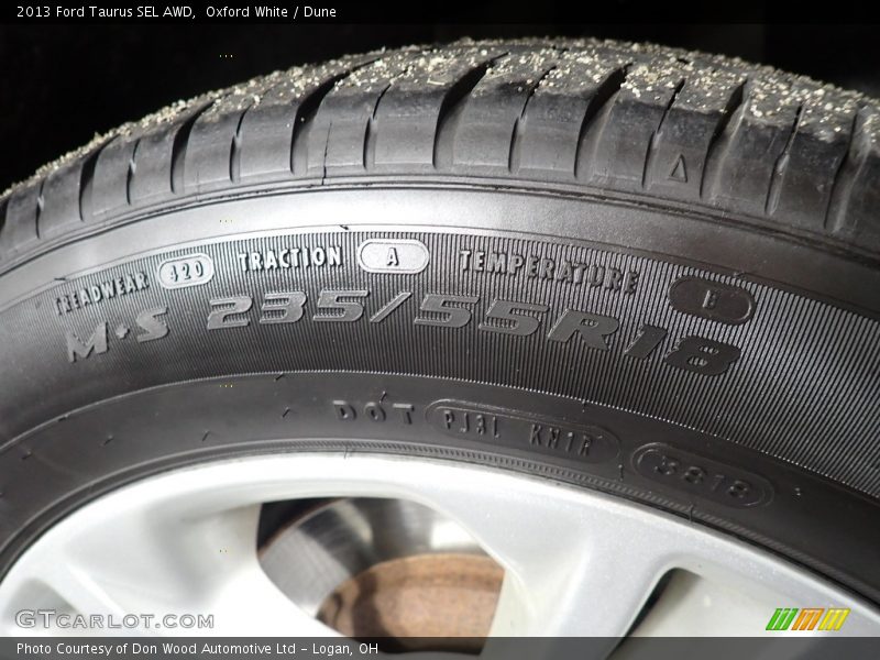 Oxford White / Dune 2013 Ford Taurus SEL AWD