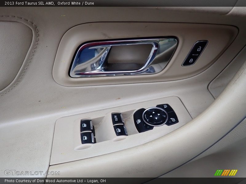 Oxford White / Dune 2013 Ford Taurus SEL AWD
