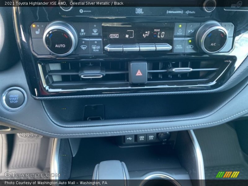 Celestial Silver Metallic / Black 2021 Toyota Highlander XSE AWD