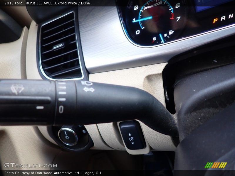 Oxford White / Dune 2013 Ford Taurus SEL AWD