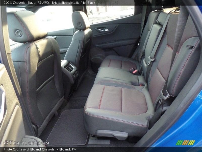 Bright Blue Metallic / Jet Black 2021 Chevrolet Blazer RS AWD
