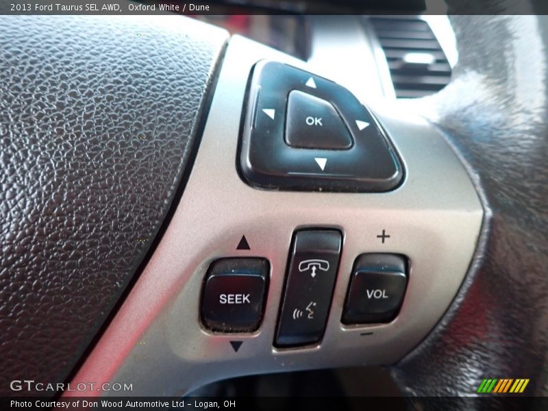 Oxford White / Dune 2013 Ford Taurus SEL AWD