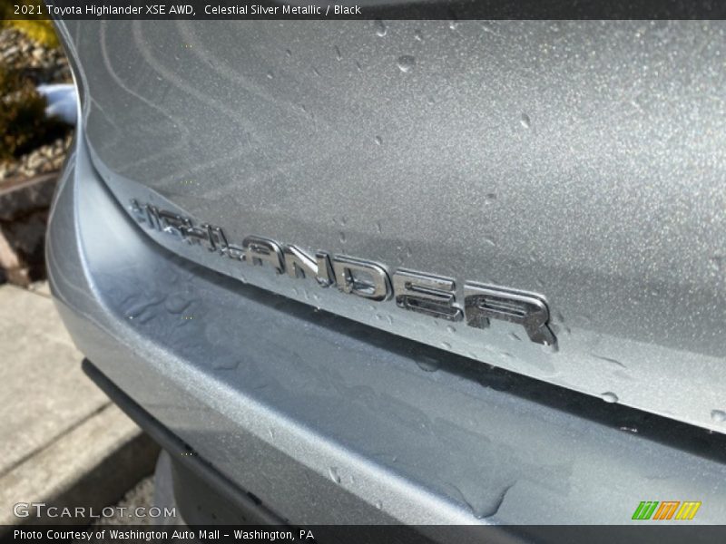 Celestial Silver Metallic / Black 2021 Toyota Highlander XSE AWD