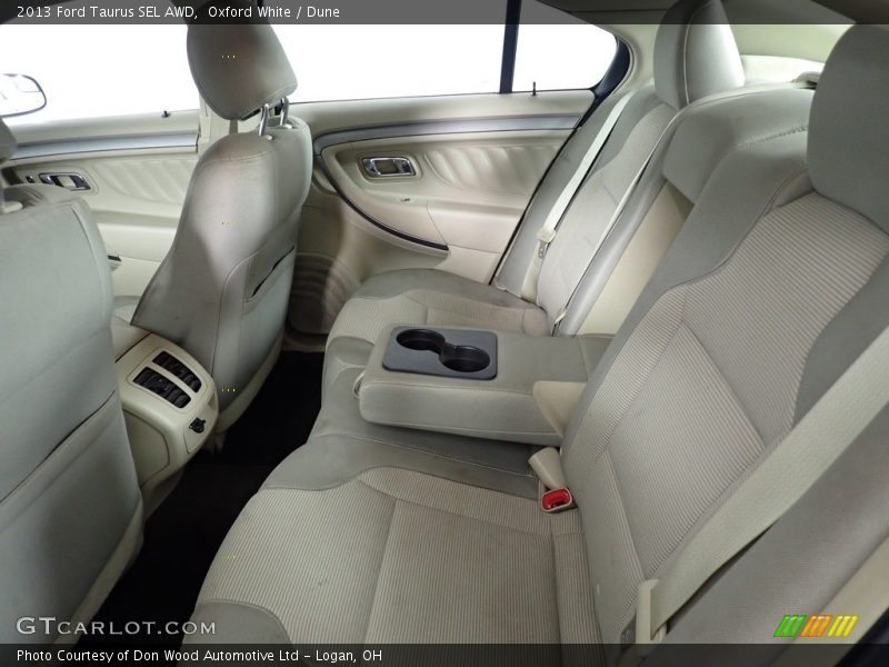 Oxford White / Dune 2013 Ford Taurus SEL AWD