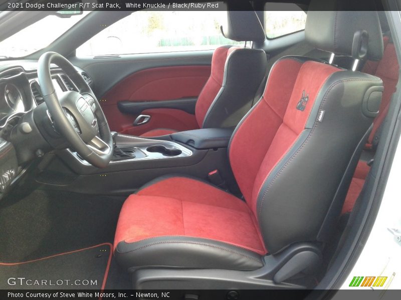 Front Seat of 2021 Challenger R/T Scat Pack