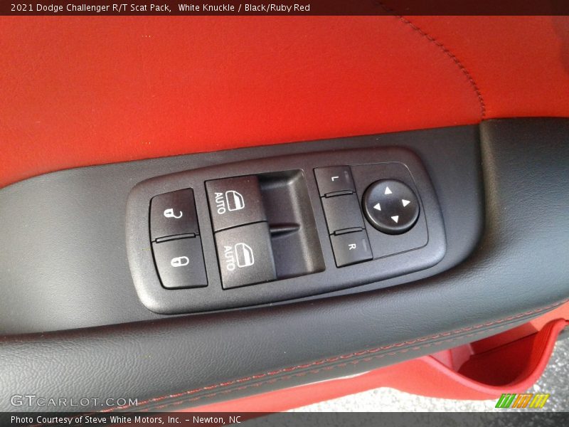 White Knuckle / Black/Ruby Red 2021 Dodge Challenger R/T Scat Pack