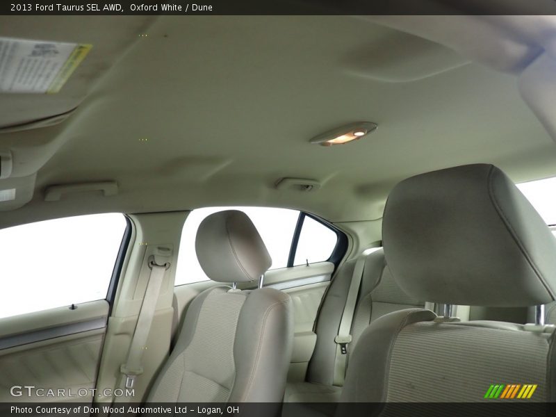 Oxford White / Dune 2013 Ford Taurus SEL AWD
