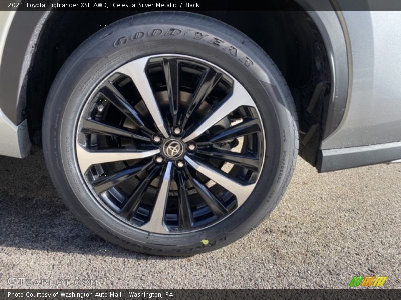 Celestial Silver Metallic / Black 2021 Toyota Highlander XSE AWD