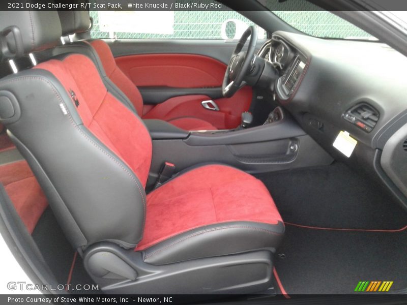 White Knuckle / Black/Ruby Red 2021 Dodge Challenger R/T Scat Pack