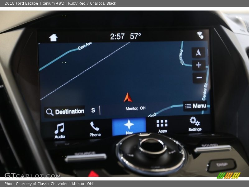 Ruby Red / Charcoal Black 2018 Ford Escape Titanium 4WD