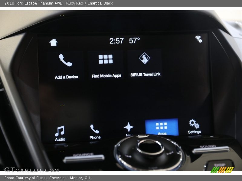 Ruby Red / Charcoal Black 2018 Ford Escape Titanium 4WD
