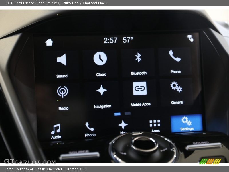 Ruby Red / Charcoal Black 2018 Ford Escape Titanium 4WD