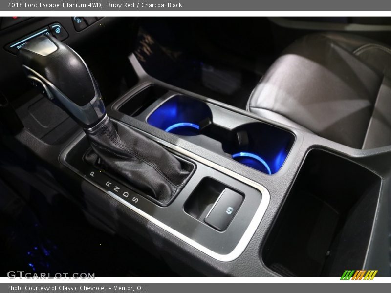 Ruby Red / Charcoal Black 2018 Ford Escape Titanium 4WD
