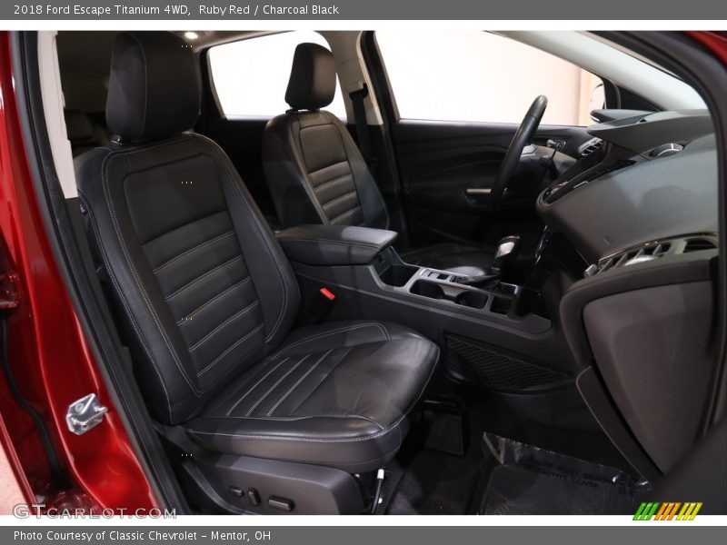 Ruby Red / Charcoal Black 2018 Ford Escape Titanium 4WD