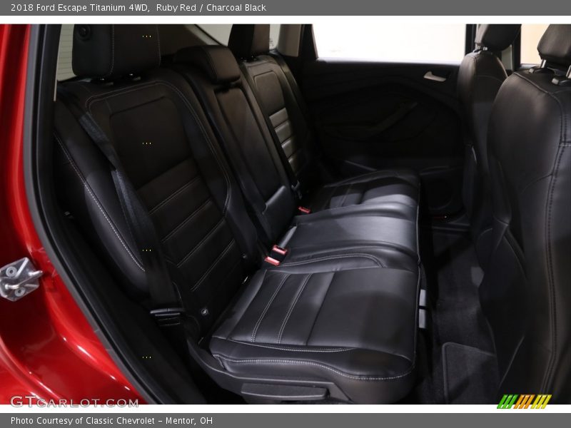Ruby Red / Charcoal Black 2018 Ford Escape Titanium 4WD