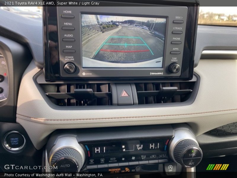 Super White / Light Gray 2021 Toyota RAV4 XLE AWD