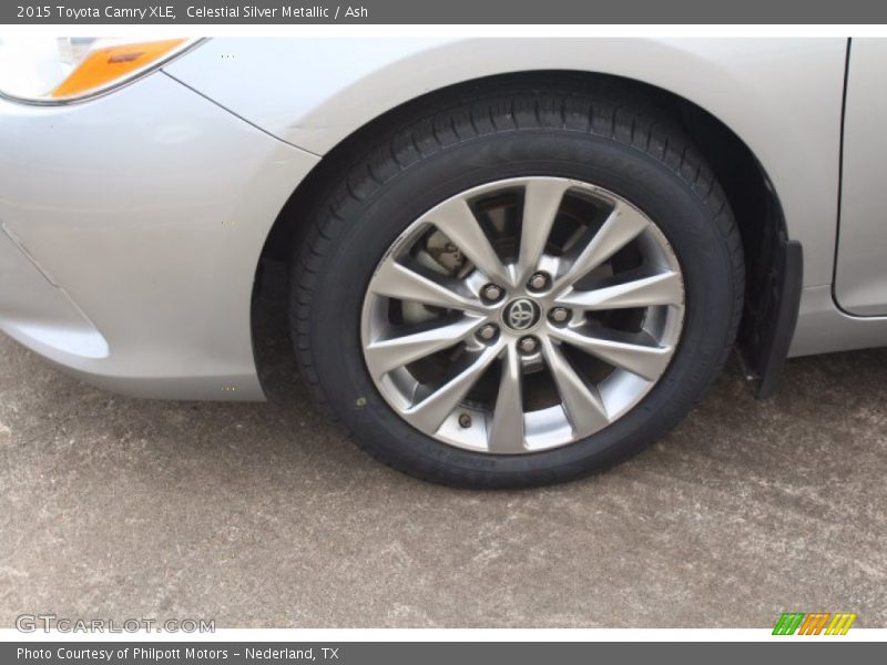 Celestial Silver Metallic / Ash 2015 Toyota Camry XLE