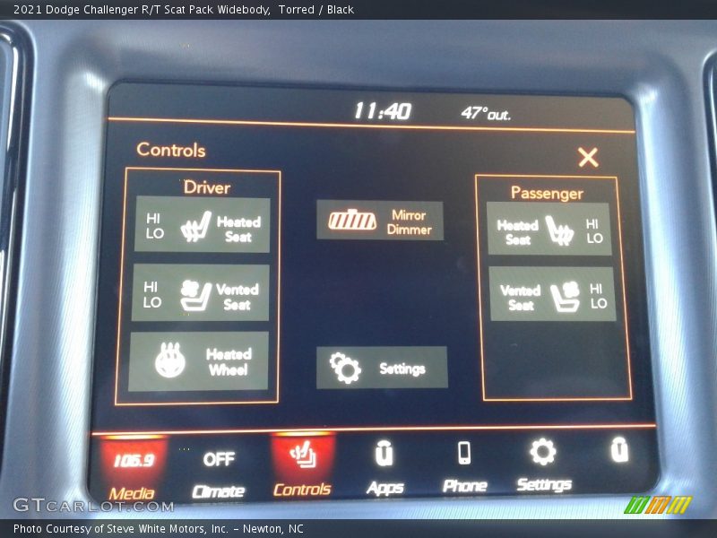 Torred / Black 2021 Dodge Challenger R/T Scat Pack Widebody