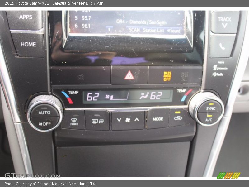 Celestial Silver Metallic / Ash 2015 Toyota Camry XLE