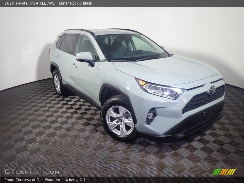 Lunar Rock / Black 2020 Toyota RAV4 XLE AWD