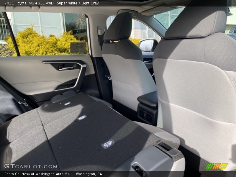 Super White / Light Gray 2021 Toyota RAV4 XLE AWD