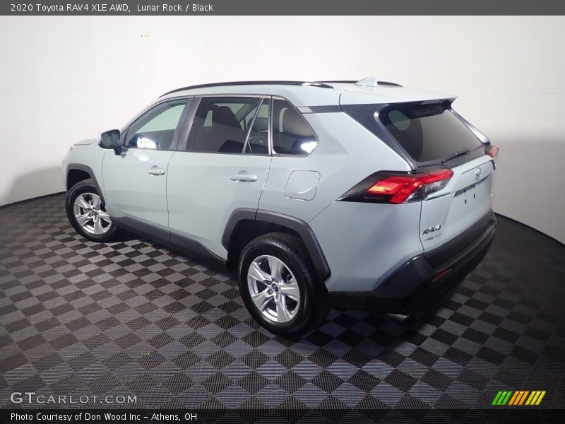 Lunar Rock / Black 2020 Toyota RAV4 XLE AWD