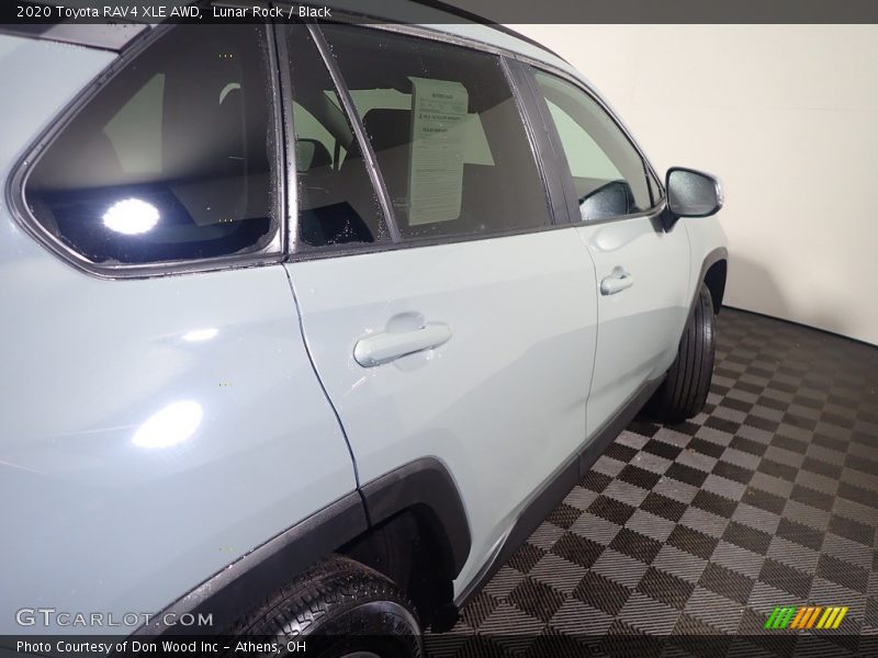 Lunar Rock / Black 2020 Toyota RAV4 XLE AWD
