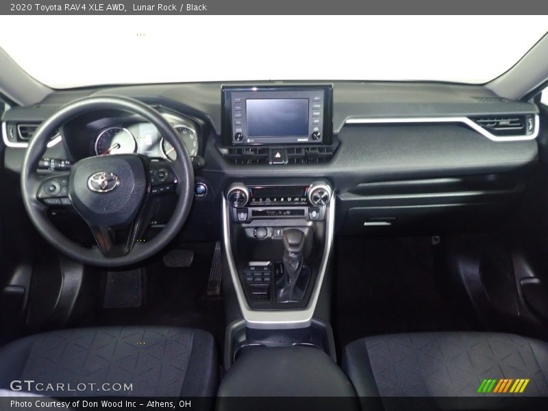 Lunar Rock / Black 2020 Toyota RAV4 XLE AWD