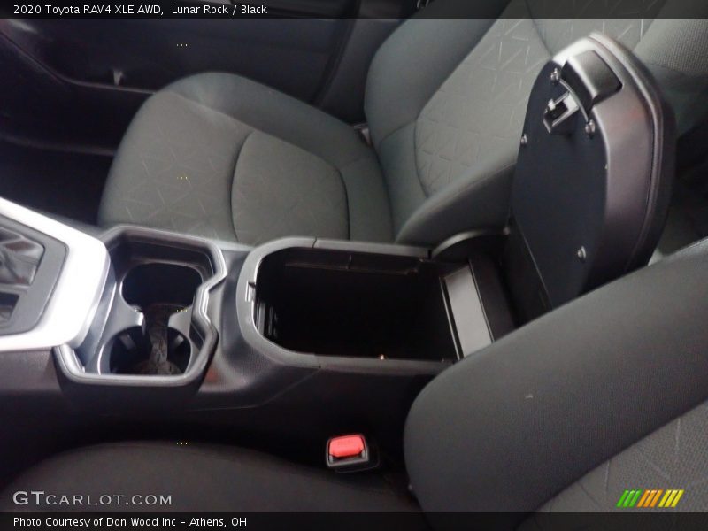 Lunar Rock / Black 2020 Toyota RAV4 XLE AWD