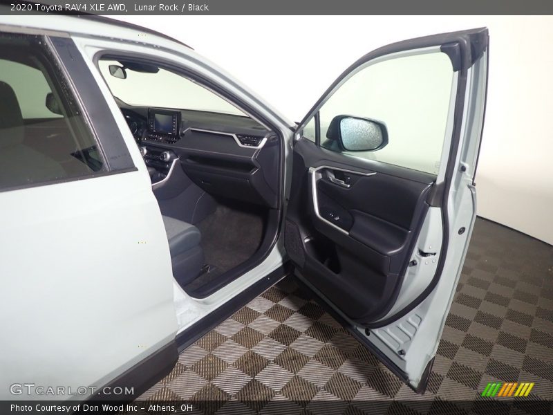 Lunar Rock / Black 2020 Toyota RAV4 XLE AWD