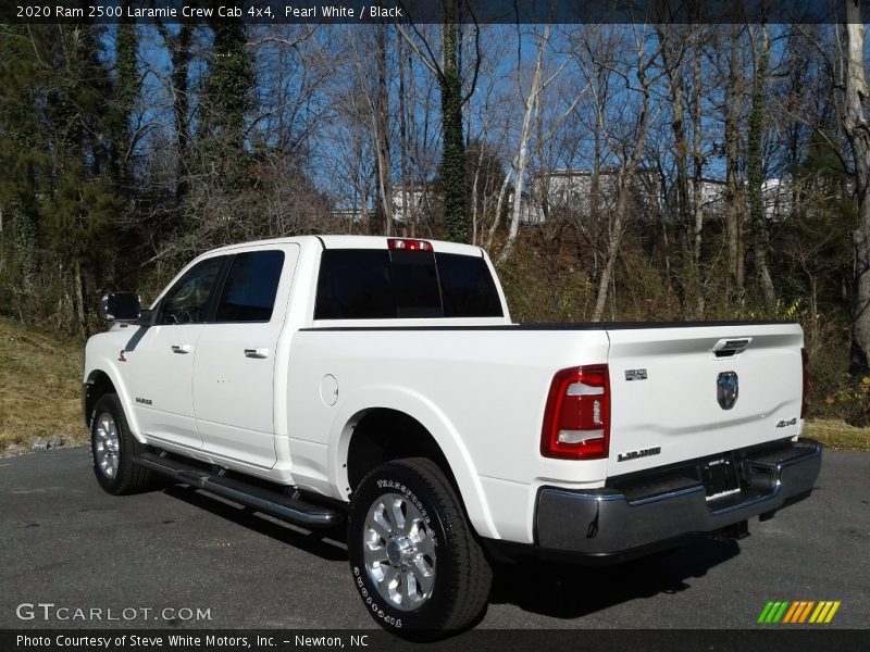 Pearl White / Black 2020 Ram 2500 Laramie Crew Cab 4x4